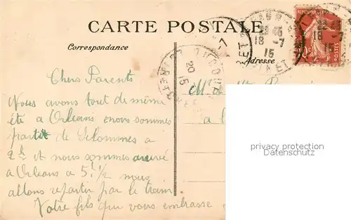 AK / Ansichtskarte Orleans_Loiret La Cathedrale Eglise Sainte Croix Orleans_Loiret