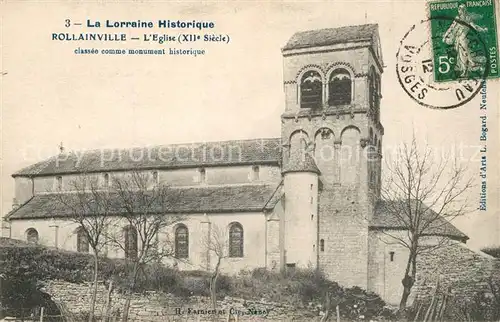 AK / Ansichtskarte Rollainville Eglise Rollainville