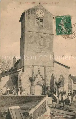 AK / Ansichtskarte Tonnoy Facade de l Eglise Tonnoy