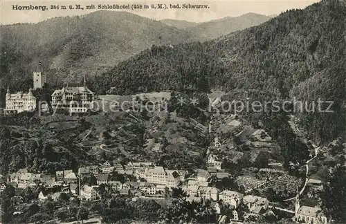 AK / Ansichtskarte Hornberg_Schwarzwald Schlosshotel Panorama Hornberg Schwarzwald