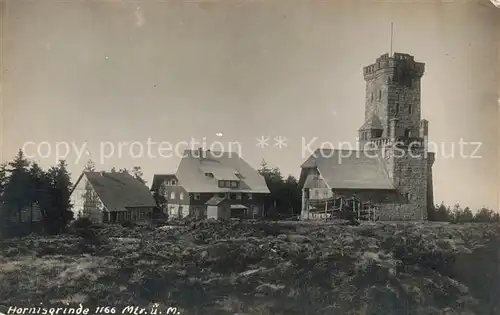 AK / Ansichtskarte Hornisgrinde Rasthaus Turm Hornisgrinde