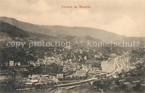 AK / Ansichtskarte Forbach_Baden Panorama Forbach_Baden