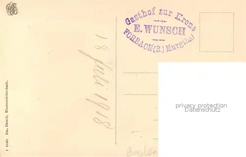 AK / Ansichtskarte Forbach_Baden Panorama Forbach_Baden