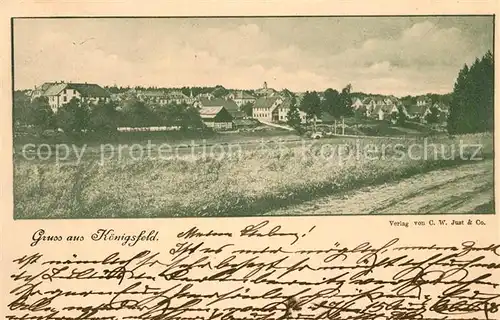 AK / Ansichtskarte Koenigsfeld_Schwarzwald Panorama Koenigsfeld Schwarzwald