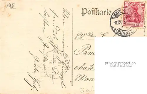 AK / Ansichtskarte Karlsruhe_Baden Westliche Kaiserstrasse Karlsruhe_Baden