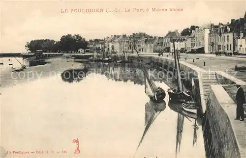 AK / Ansichtskarte Le_Pouliguen Le port a maree basse Le_Pouliguen