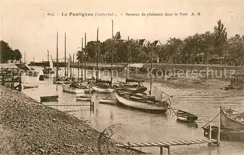 AK / Ansichtskarte Le_Pouliguen Bateaux de plaisance dans le port Le_Pouliguen