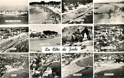 AK / Ansichtskarte Saint Brevin les Pins et autres villes a la Cote de Jade vue aerienne Saint Brevin les Pins