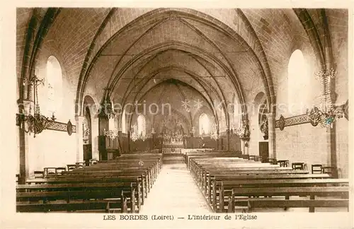 AK / Ansichtskarte Les_Bordes_d_Orleans Interieur de l Eglise Les_Bordes_d_Orleans