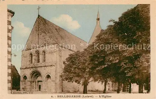 AK / Ansichtskarte Bellegarde_du_Loiret Eglise Bellegarde_du_Loiret