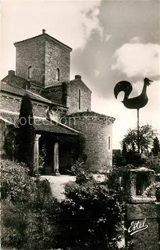 AK / Ansichtskarte Germigny des Pres Eglise facade meridionale et Lanterne des Morts Germigny des Pres