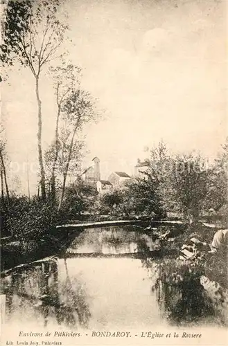 AK / Ansichtskarte Bondaroy Eglise de la Riviere Bondaroy