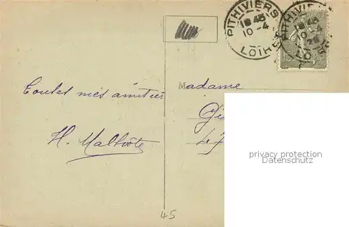 AK / Ansichtskarte Pithiviers_Loiret Vue generale Pithiviers Loiret