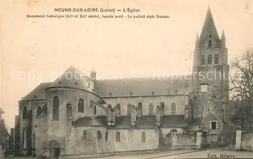 AK / Ansichtskarte Meung sur Loire Eglise Monument historique Meung sur Loire