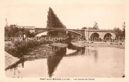 AK / Ansichtskarte Pont_aux_Moines Les bords du canal pont 