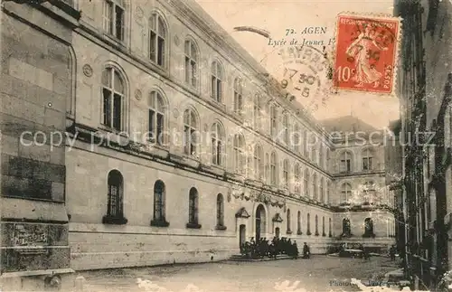 AK / Ansichtskarte Agen_Lot_et_Garonne Lycee de Jeunes Filles Agen_Lot_et_Garonne