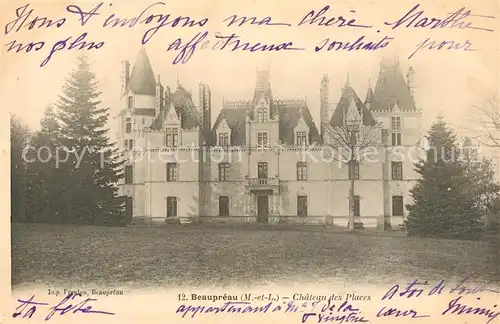 AK / Ansichtskarte Beaupreau Chateau des Places Beaupreau
