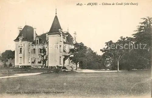 AK / Ansichtskarte Anjou Chateau de Cande Anjou