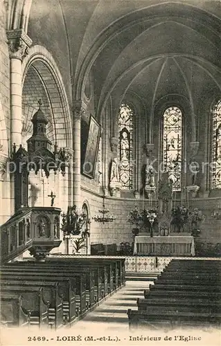 Loire Interieur de l Eglise Loire