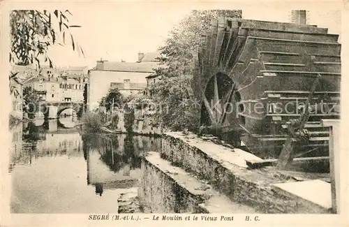 Segre Moulin et le vieux pont Segre