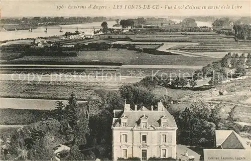 Les_Ponts de Ce Vue a vol d oiseau en amont de la Loire Les_Ponts de Ce