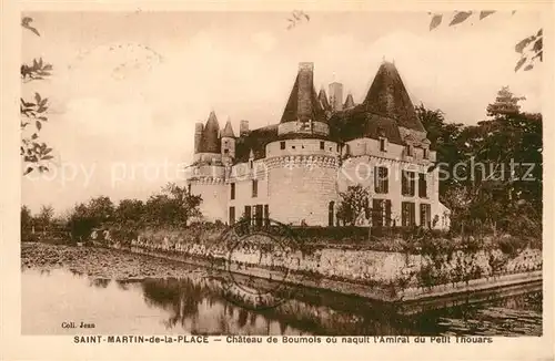 Saint Martin de la Place Chateau de Boumois Amiral du Petit Thouars Saint Martin de la Place