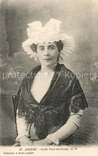 Trachten_Frankreich Coiffe Pont de Ceaise Angers 