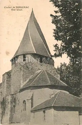 Serignac_Tarn et Garonne Clocher Serignac Tarn et Garonne