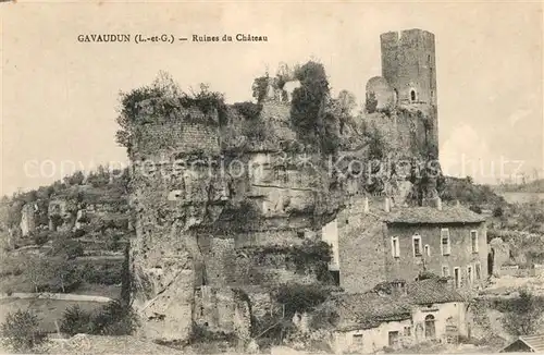 Gavaudun Ruines du Chateau Gavaudun