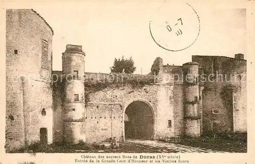 Duras_Lot et Garonne Chateau des anciens Ducs Duras Lot et Garonne
