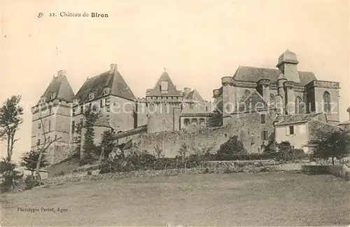 Biron_Dordogne Chateau Biron Dordogne