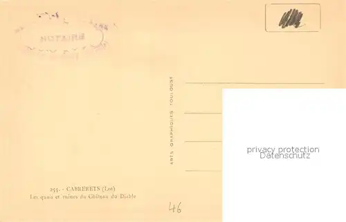 Cabrerets Les quais et ruines du Chateau du Diable Cabrerets