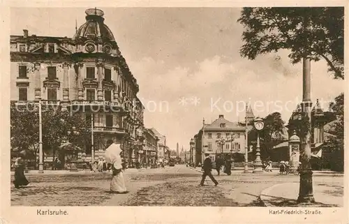 Karlsruhe_Baden Karl Friedrich Strasse Karlsruhe_Baden