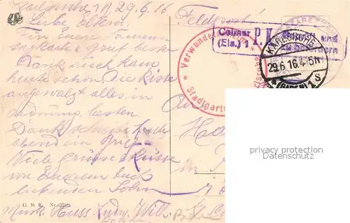 Karlsruhe_Baden Karl Friedrich Strasse Karlsruhe_Baden