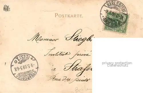 Karlsruhe_Baden Kaiserstrasse Karlsruhe_Baden