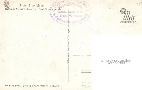 Hochblauen Hotel Hochblauen