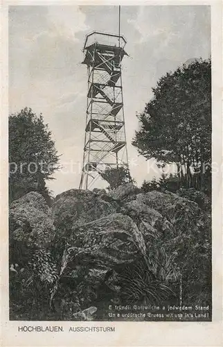 Hochblauen Aussichtsturm Hochblauen