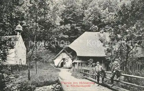 Hoellental_Schwarzwald Panorama Nikolauskapelle Hoellental_Schwarzwald