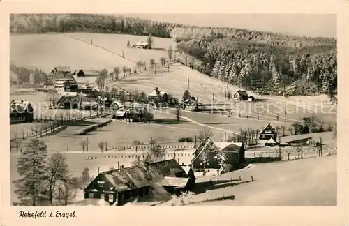 Rehefeld Zaunhaus Winterlandschaft Rehefeld Zaunhaus