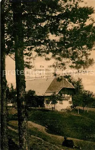 Schwarzwald Ein einsames Haus Schwarzwald