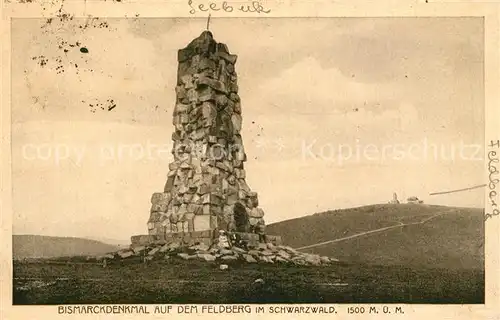 Feldberg_Schwarzwald Bismarckdenkmal  Feldberg Schwarzwald