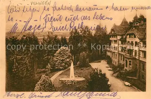 Villingen Schwenningen Kurhaus Waldhotel Villingen Schwenningen