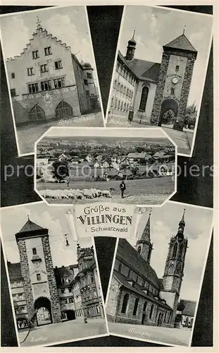 Villingen Schwenningen Altes Rathaus Bickentor Riettor Muenster Villingen Schwenningen