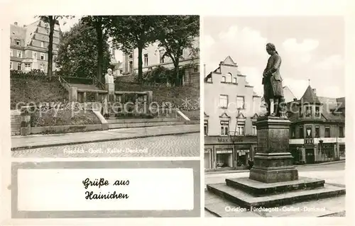 Hainichen_Sachsen Friedrich Gottlieb Keller Denkmal Hainichen Sachsen