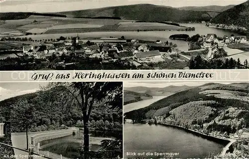 Heringhausen_Waldeck Sperrmauer Heringhausen Waldeck
