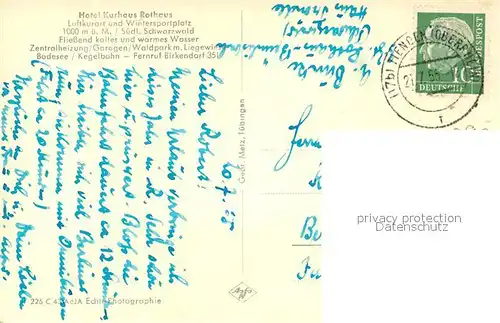 Rothaus_Grafenhausen Hotel Kurhaus Rothaus Grafenhausen