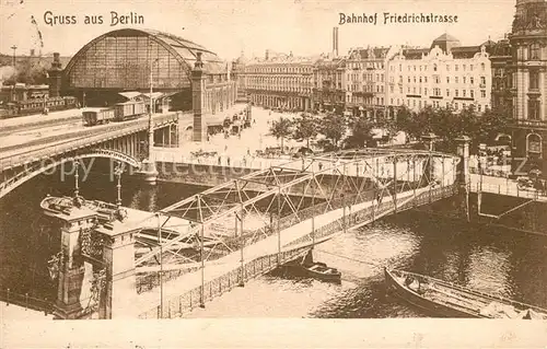 AK / Ansichtskarte Berlin Bahnhof Friedrichstrasse Berlin