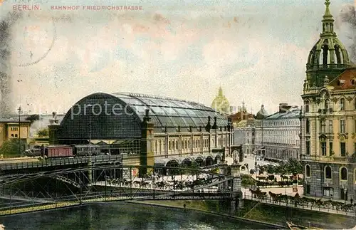 AK / Ansichtskarte Berlin Bahnhof Friedrichstrasse Berlin