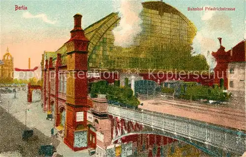 AK / Ansichtskarte Berlin Bahnhof Friedrichstrasse Berlin