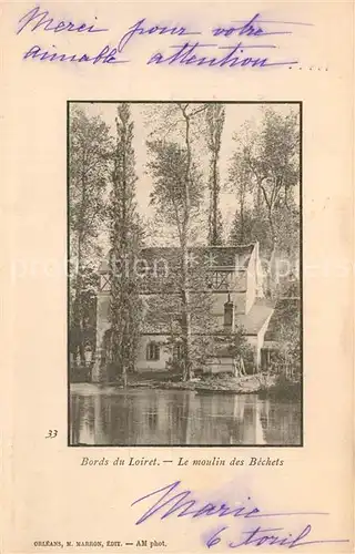 AK / Ansichtskarte Olivet_Loiret Bords du Loiret Moulin des Bechets Olivet Loiret